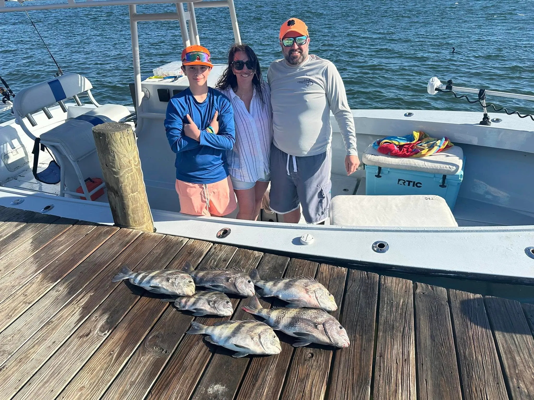 Saltwater fish caught on a Pensacola charter